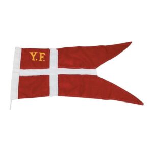 1852 yacht flag med Ø3mm snor