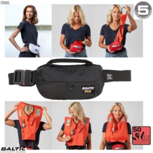 iFloat 50N Softbag manuel SUP vest Sort BALTIC 5990