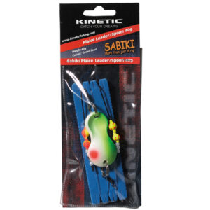 Kinetic Sabiki plaice leader/spoon hvid/grøn